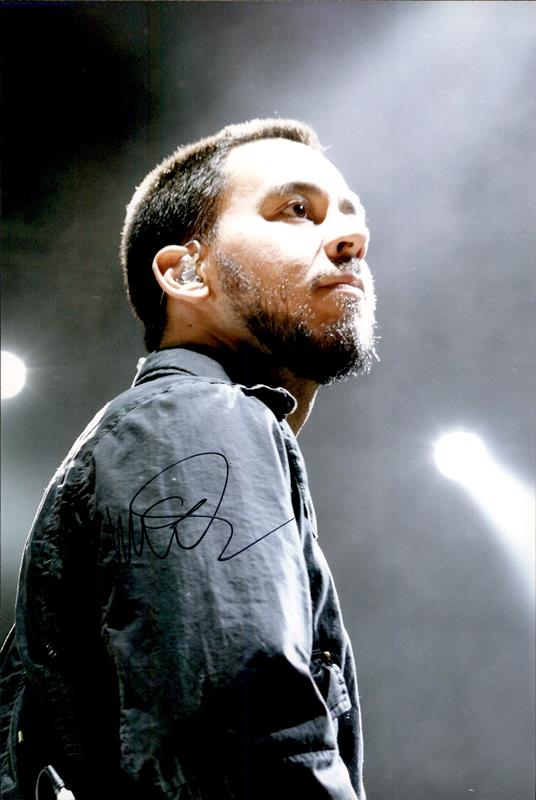 Mike Shinoda Of Linkin Park Signed Authentic 10x15 Free Ship The Autograph Bank