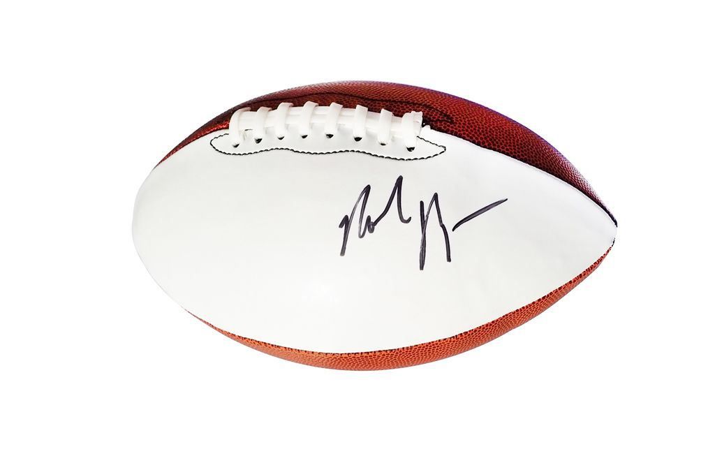 Rob Ryan Oakland Raiders authentic signed full size NFL football  W/Certificate Autographed (4316a224) - Authentic Autographs-Low Prices