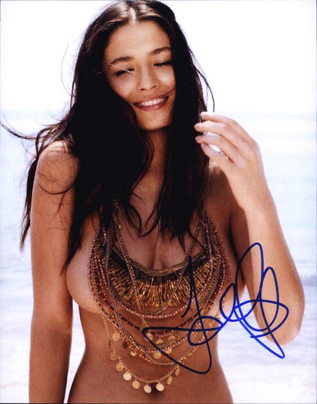 USA Autograph Autogramm Jessica Gomes Top Model 