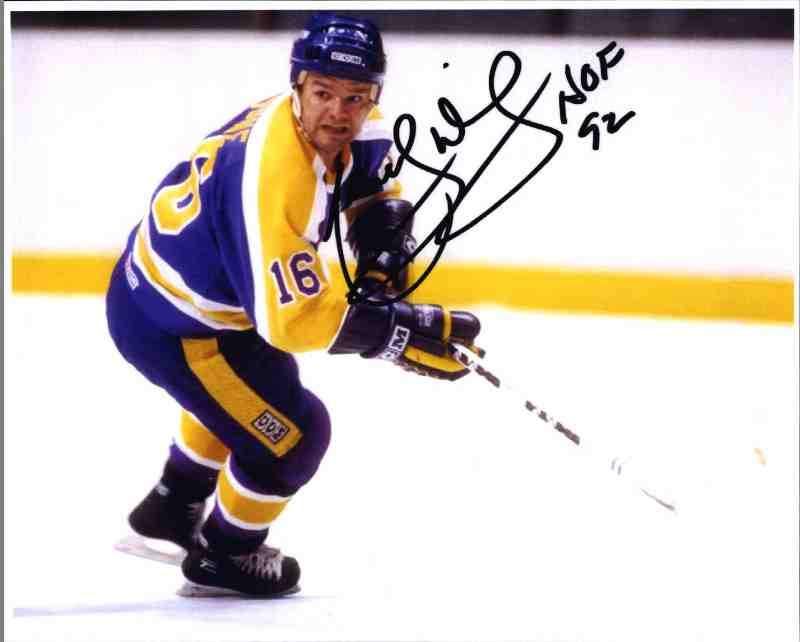 MARCEL DIONNE Signed Los Angeles Kings Hockey Photo 8 X 10 signed